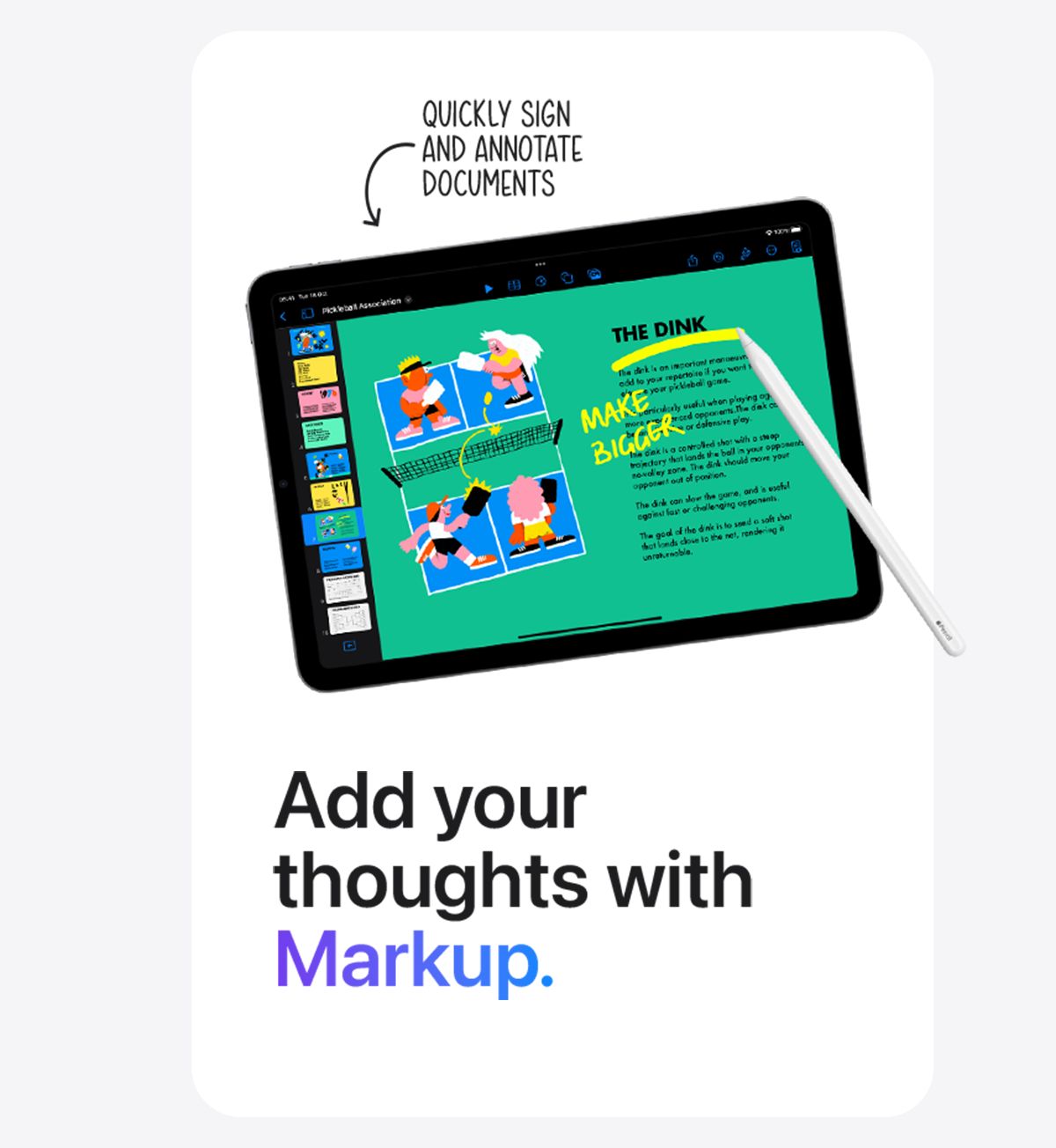 Apple Do More on iPad Markup