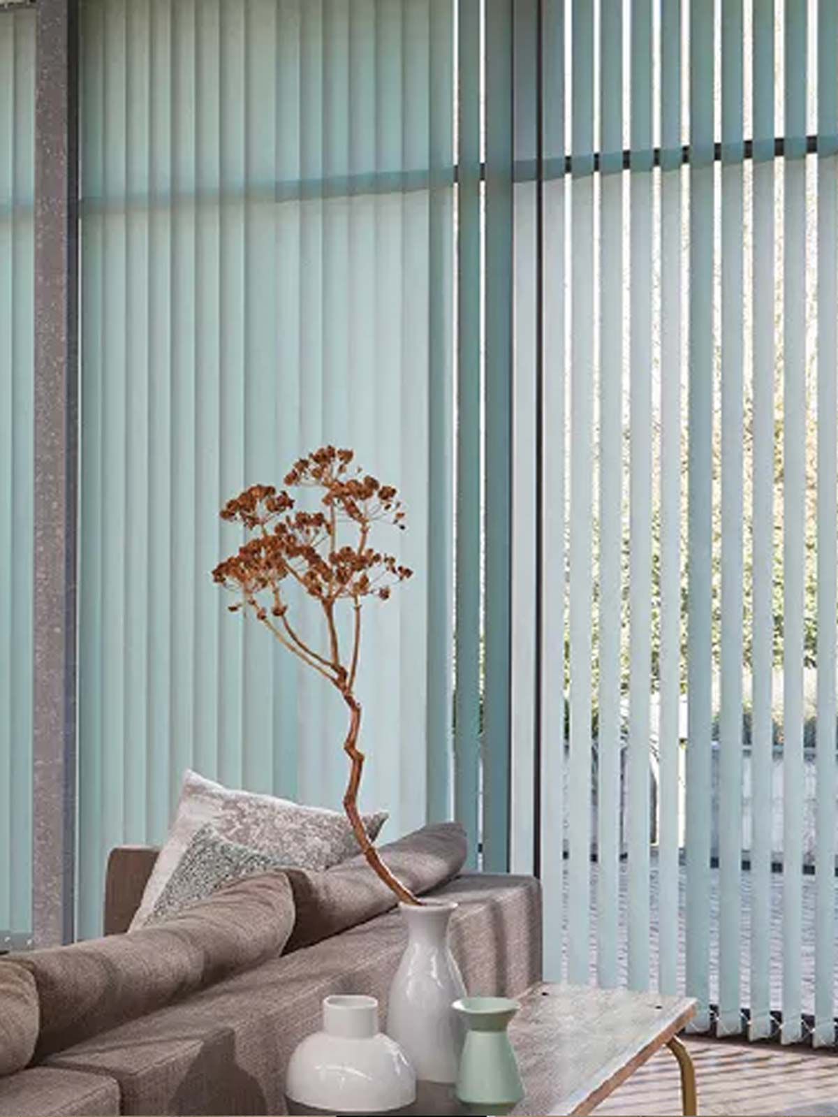 Vertical blind solutions available from John Lewis