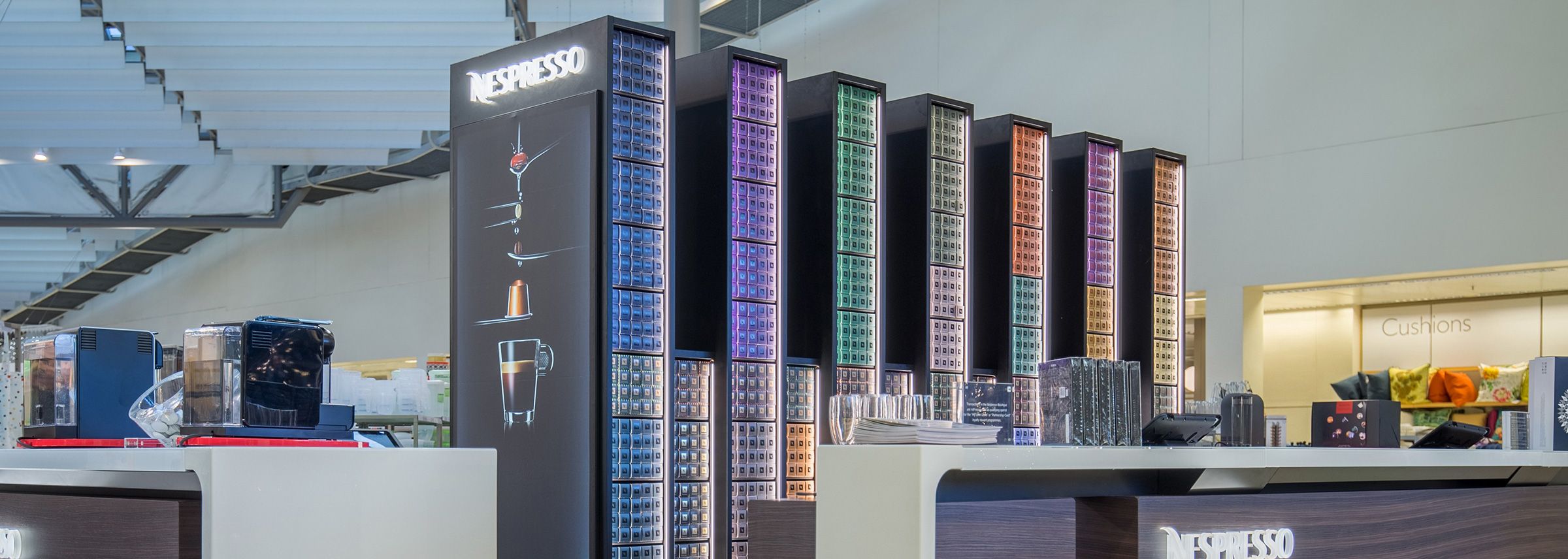 Nespresso Boutiques in our shops