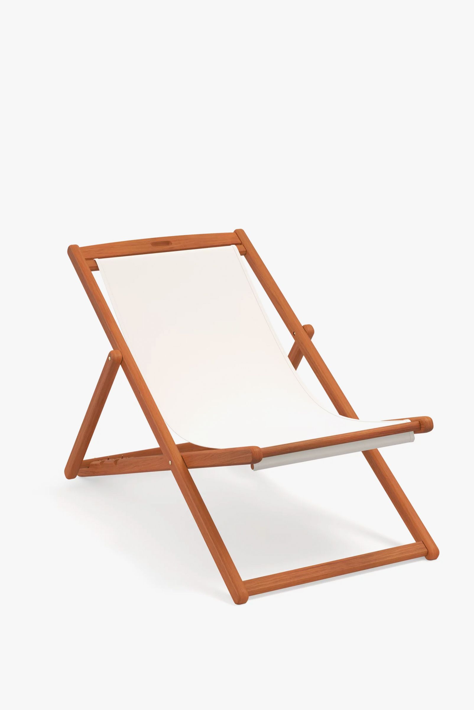 ANYDAY Deck Chair and Fabric Sling, Natural, £39