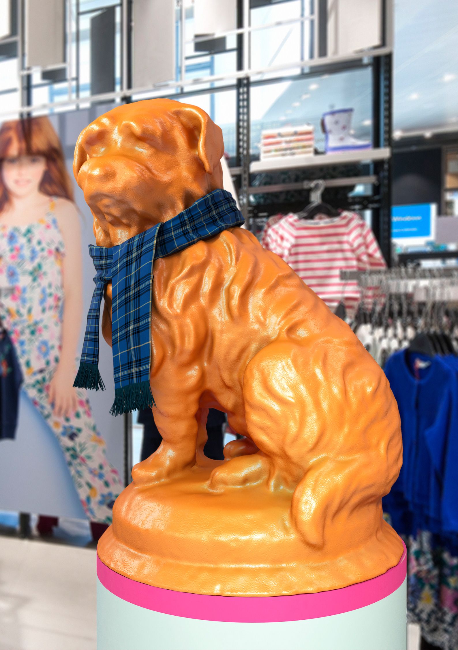 Edinburgh Image of Dog Statue