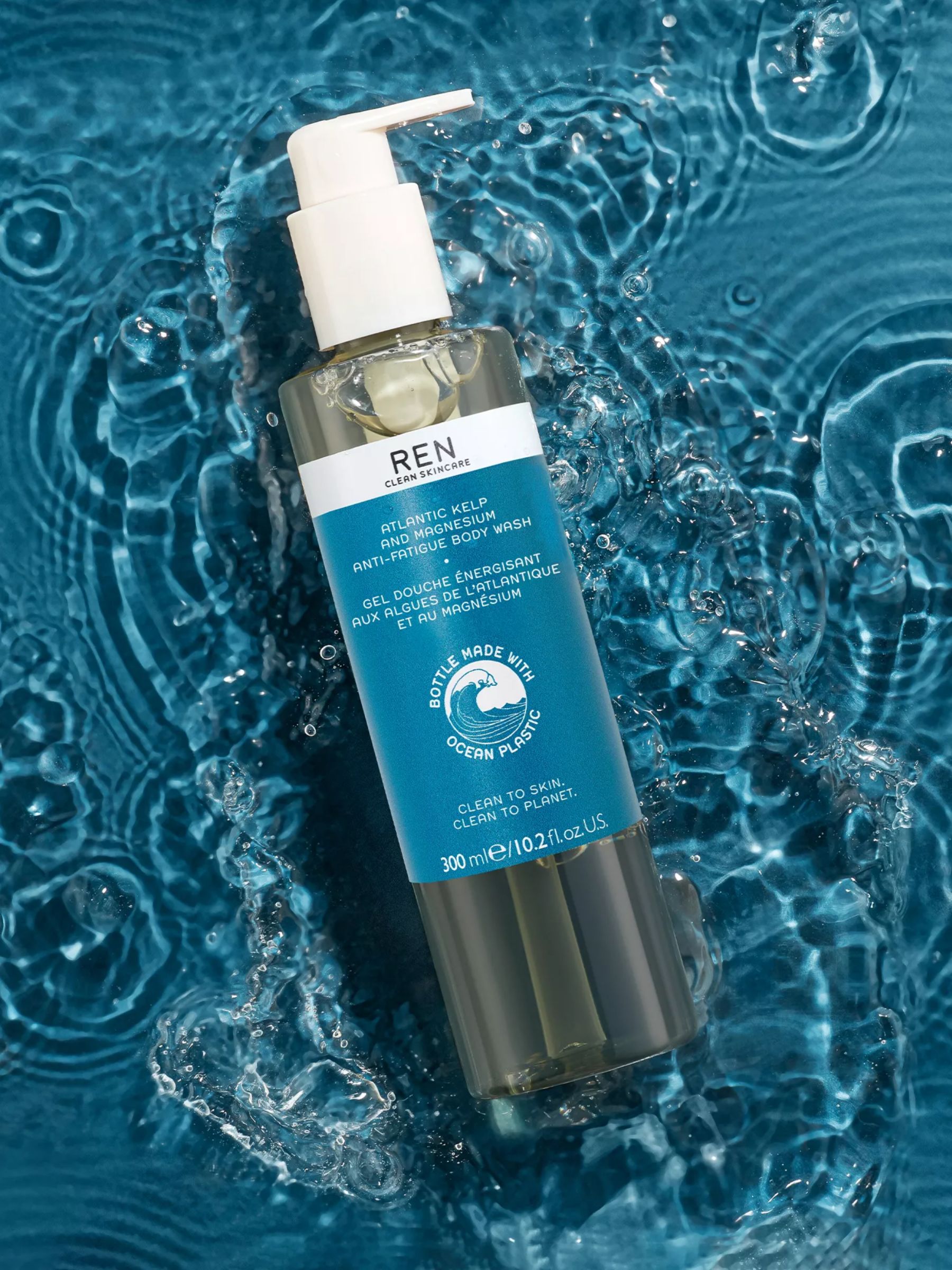 REN Clean Skincare Atlantic Kelp & Magnesium Anti-Fatigue Body Wash