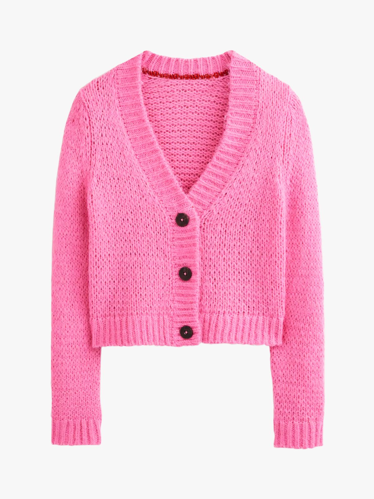 Boden Open Stitch Cardigan, Candy Floss Pink