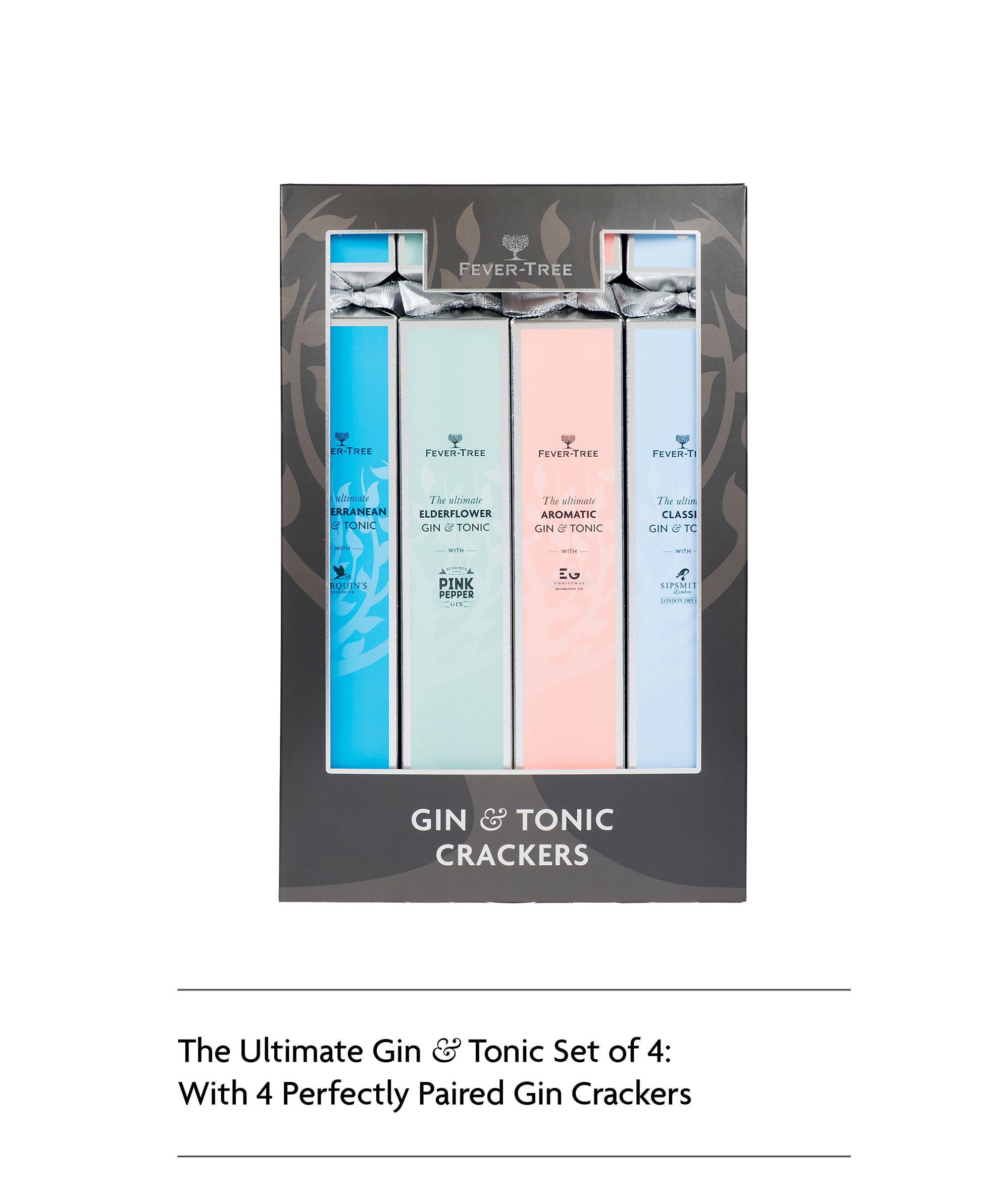 The Ultimate Gin & Tonic Set of 4: With 4 Perfectly Paired Gin Crackers