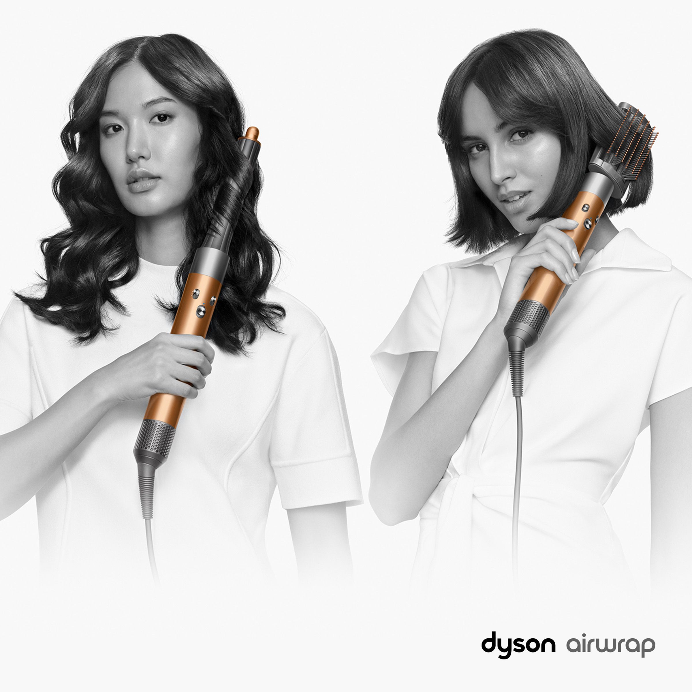 Dyson AirwrapTM multi-styler Pioneers of Coanda styling. The only multi-styler to curl, shape and hide flyaways using the Coanda effect. Exclusive to John Lewis & Partners