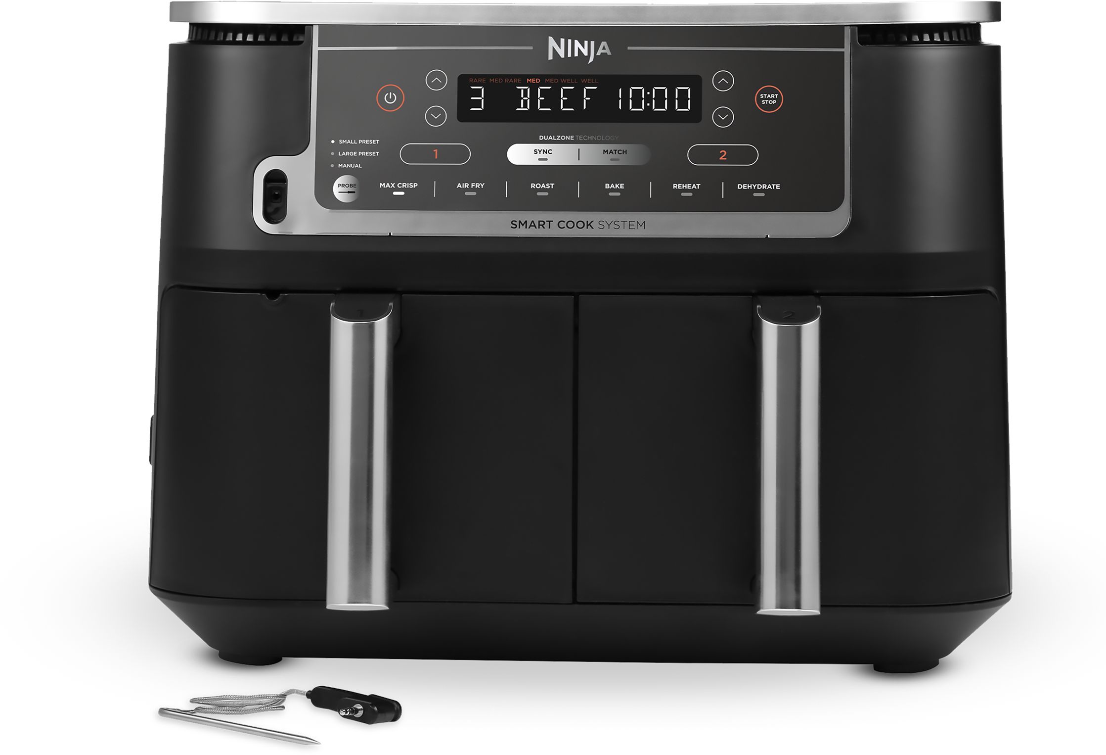 Ninja Foodi MAX Dual Zone Air Fryer with Smart Cook System