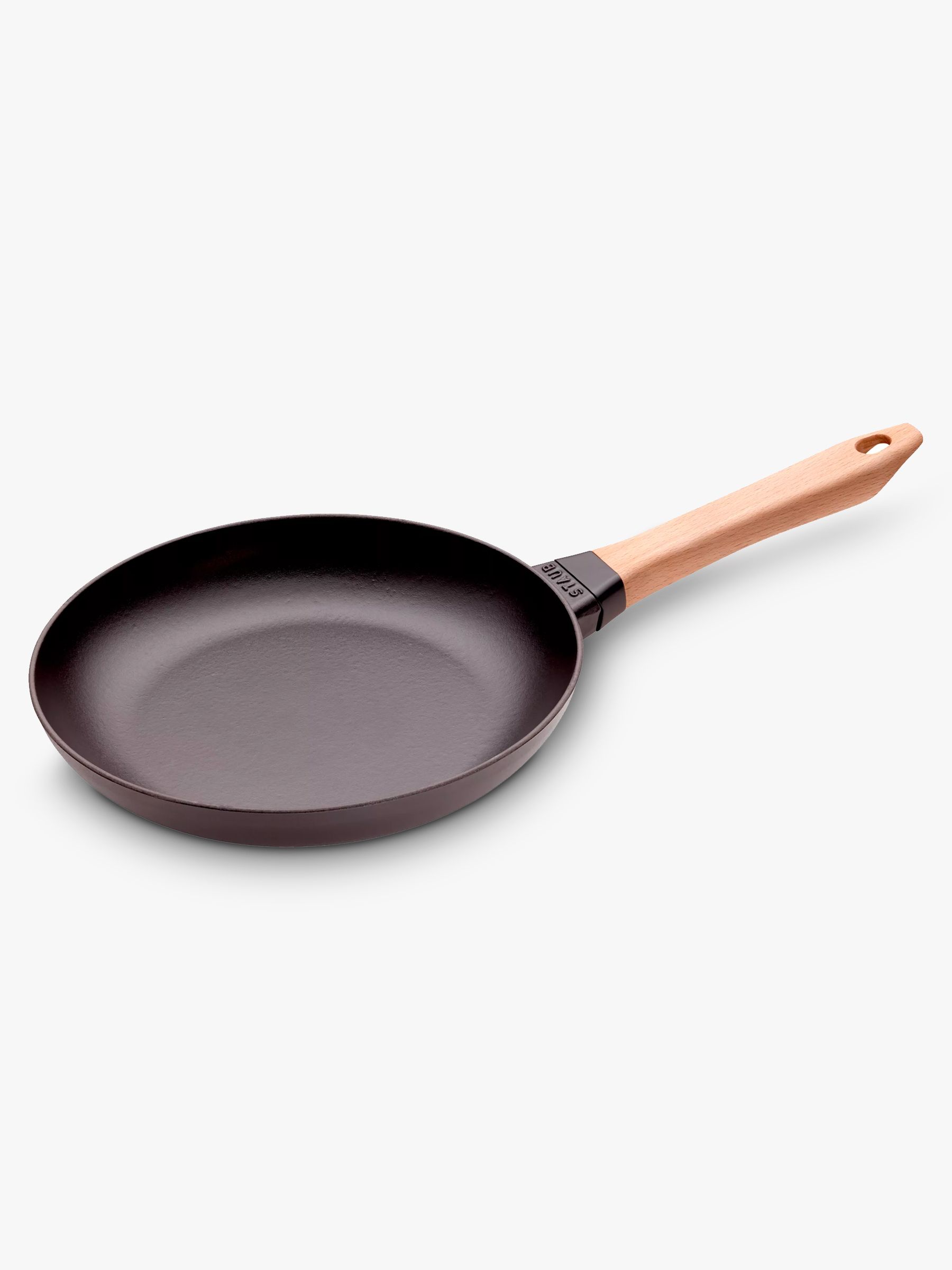 STAUB Cast Iron Round Frying Pan, Black, 24cm