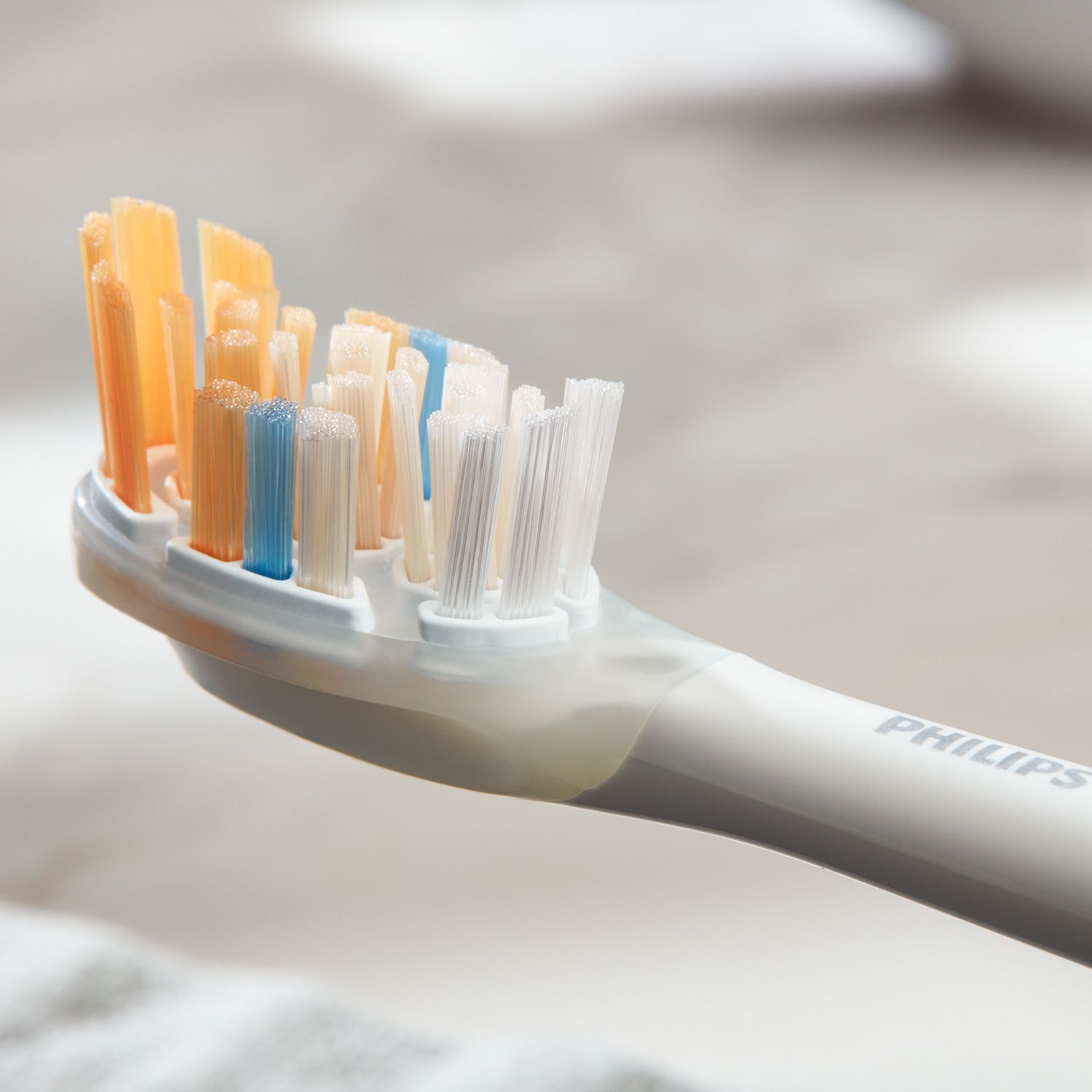 Philips toothbrush image close up of brush head