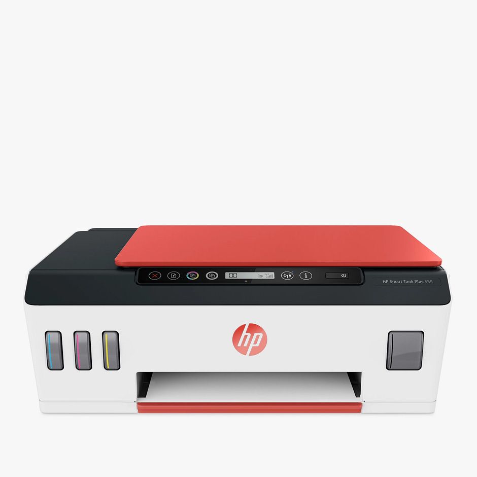 HP Smart Tank Plus 559 All-in-One Wireless Printer, Red/Black/White