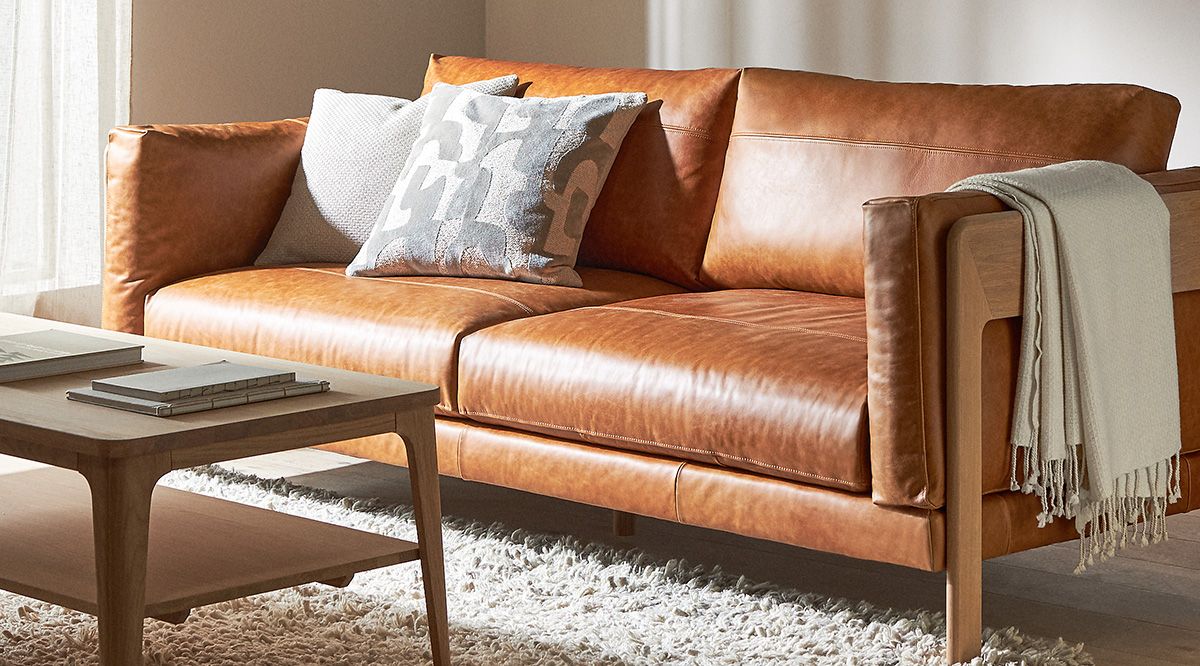 Leather sofa