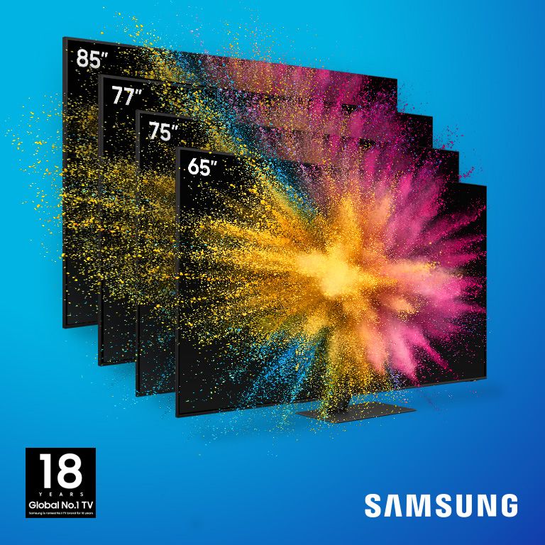 Save now on selected Samsung Tvs in a range of impressive screen sizes