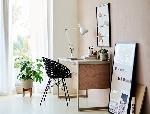 Create a home office with a sense of Scandi calm