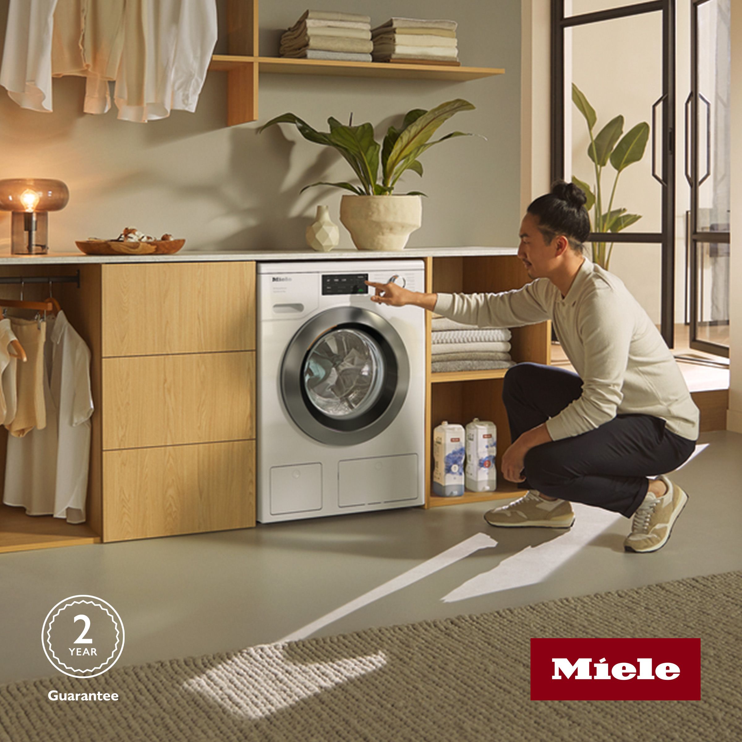 Elevate your home this autumn, with Miele’s A-rated laundry appliances