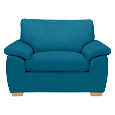 Camden Range, John Lewis Smooth Velvet Plain Fabric, Petrol Blue, Price Band B