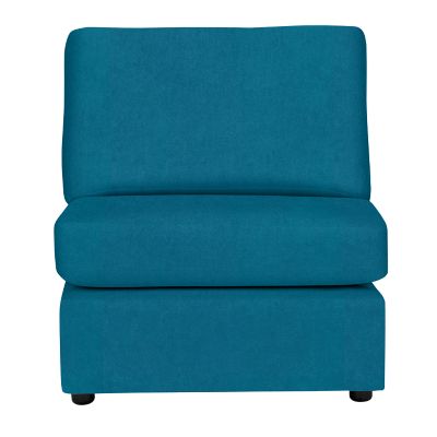 Oliver Range, John Lewis Smooth Velvet Plain Fabric, Petrol Blue, Price Band B