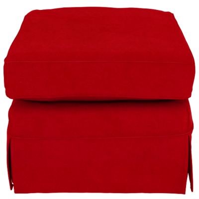 Padstow Range, Aquaclean Harriet Plain Velvet Fabric, Red, Price Band C