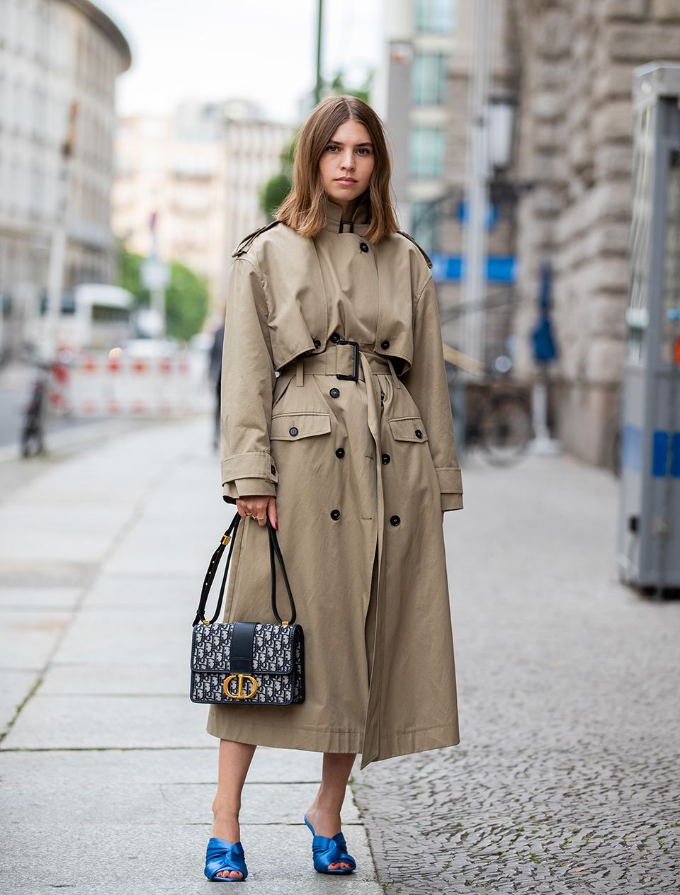 How to style a trench coat: wear it like a dress