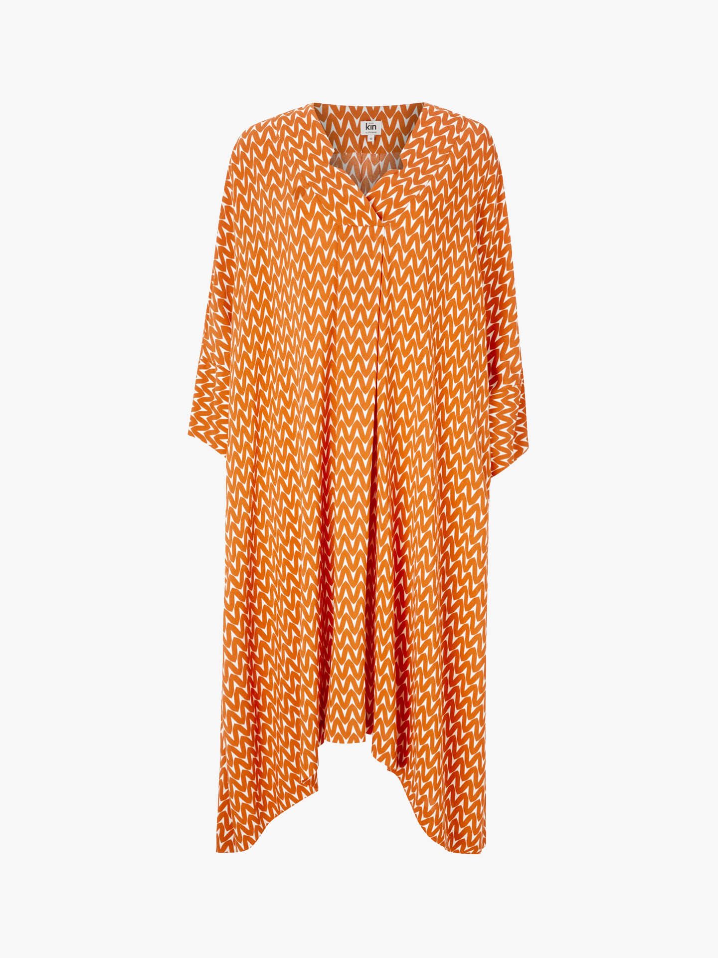Kin Chaen Lantern Dress, Orange