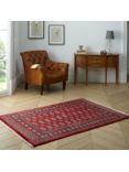 Gooch Luxury Hand Knotted Pakistan Bokhara Handmade Rug, Red