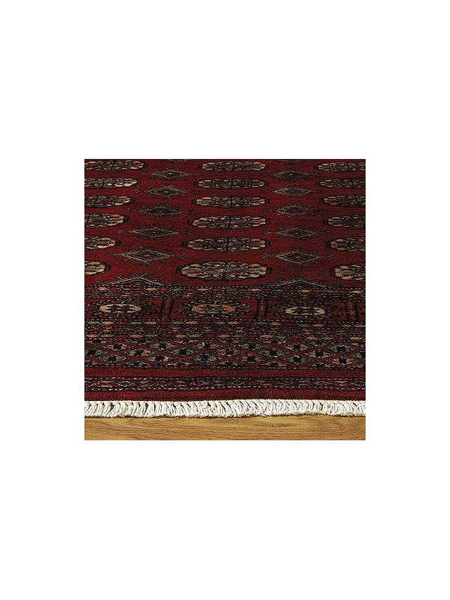 Gooch Luxury Hand Knotted Pakistan Bokhara Handmade Rug, Red, L185 x W62cm