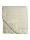 John Atkinson by Hainsworth Monarch Pure Wool Blanket, Winter White