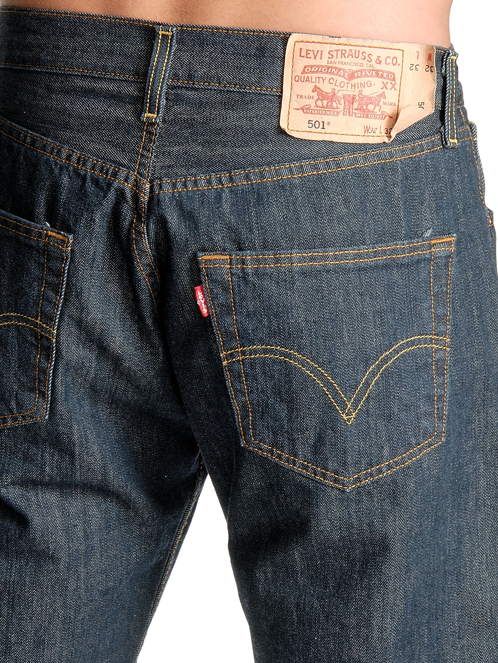 jeans levis 501 original riveted