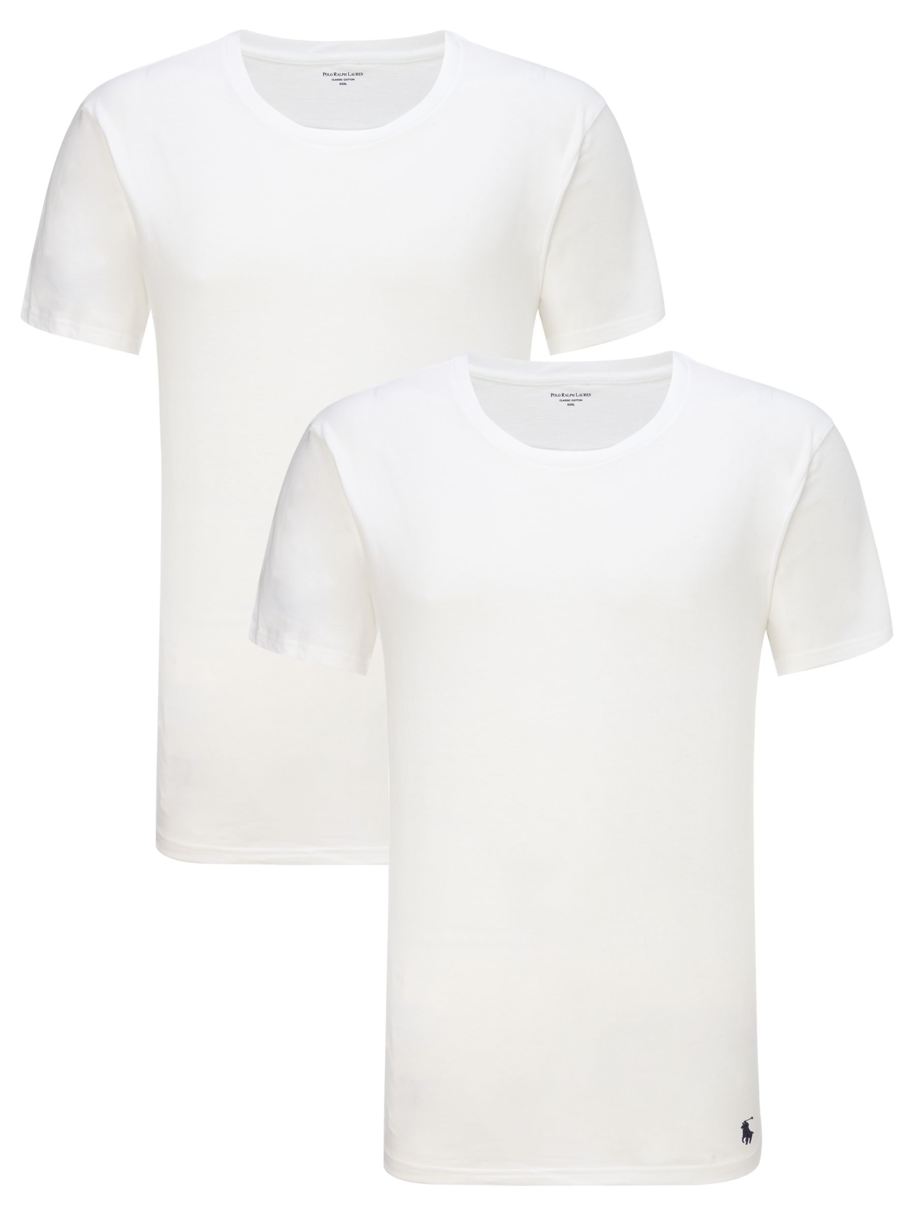 Polo Ralph Lauren Crew Neck T-Shirt, Pack of 2, White