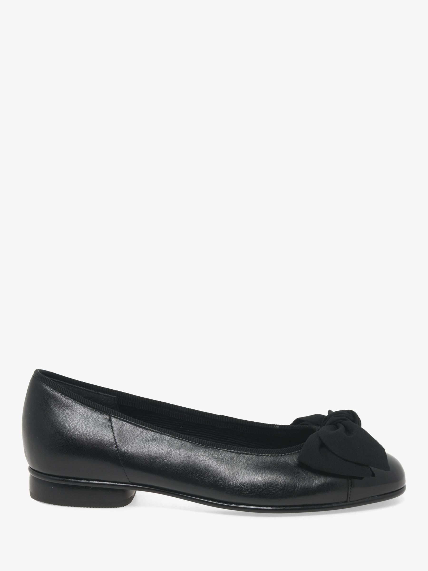 Gabor Amy Leather Ballet Pumps, at John Lewis Partners
