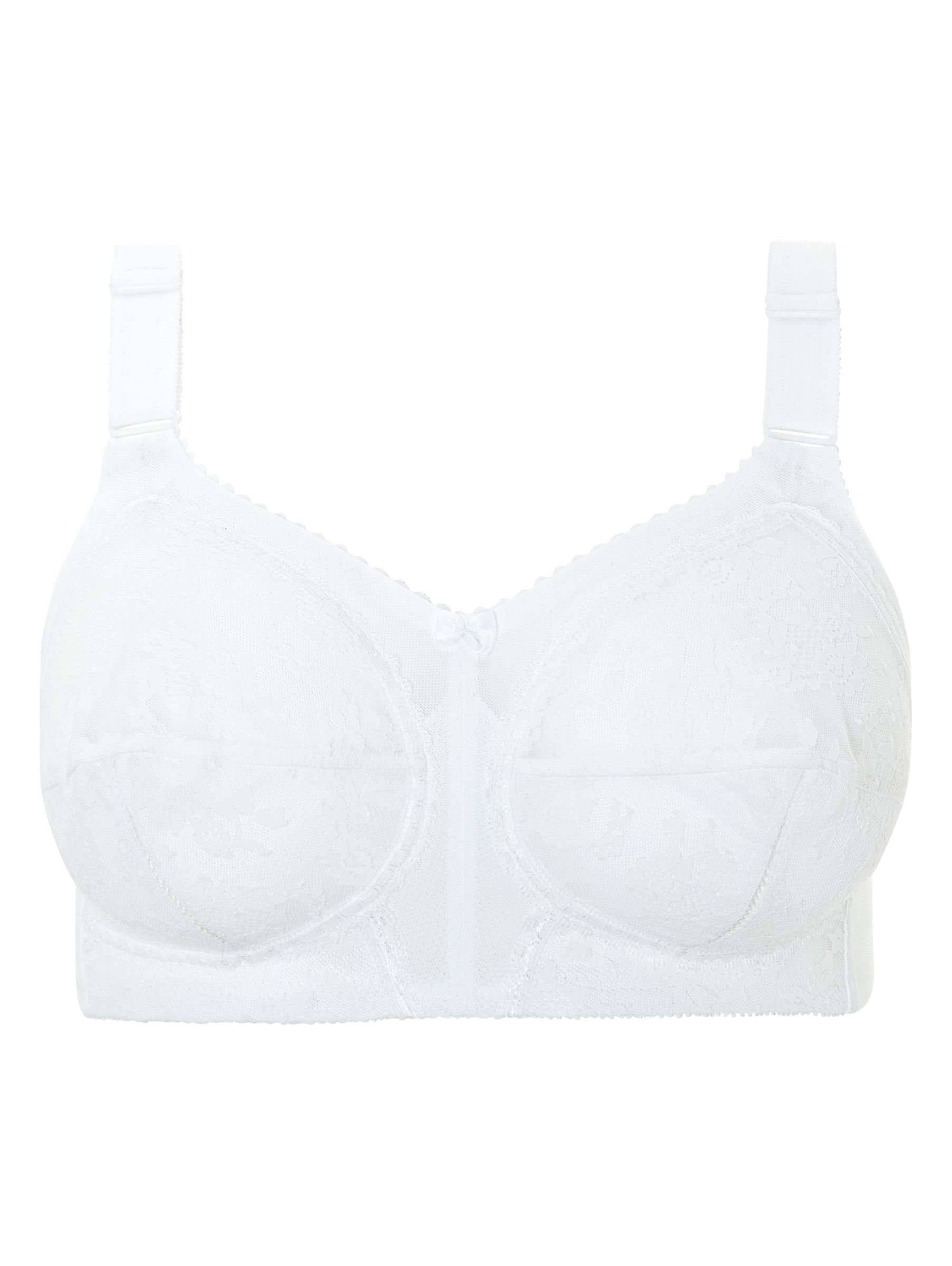 Triumph Doreen Non Wired Bra White At John Lewis And Partners