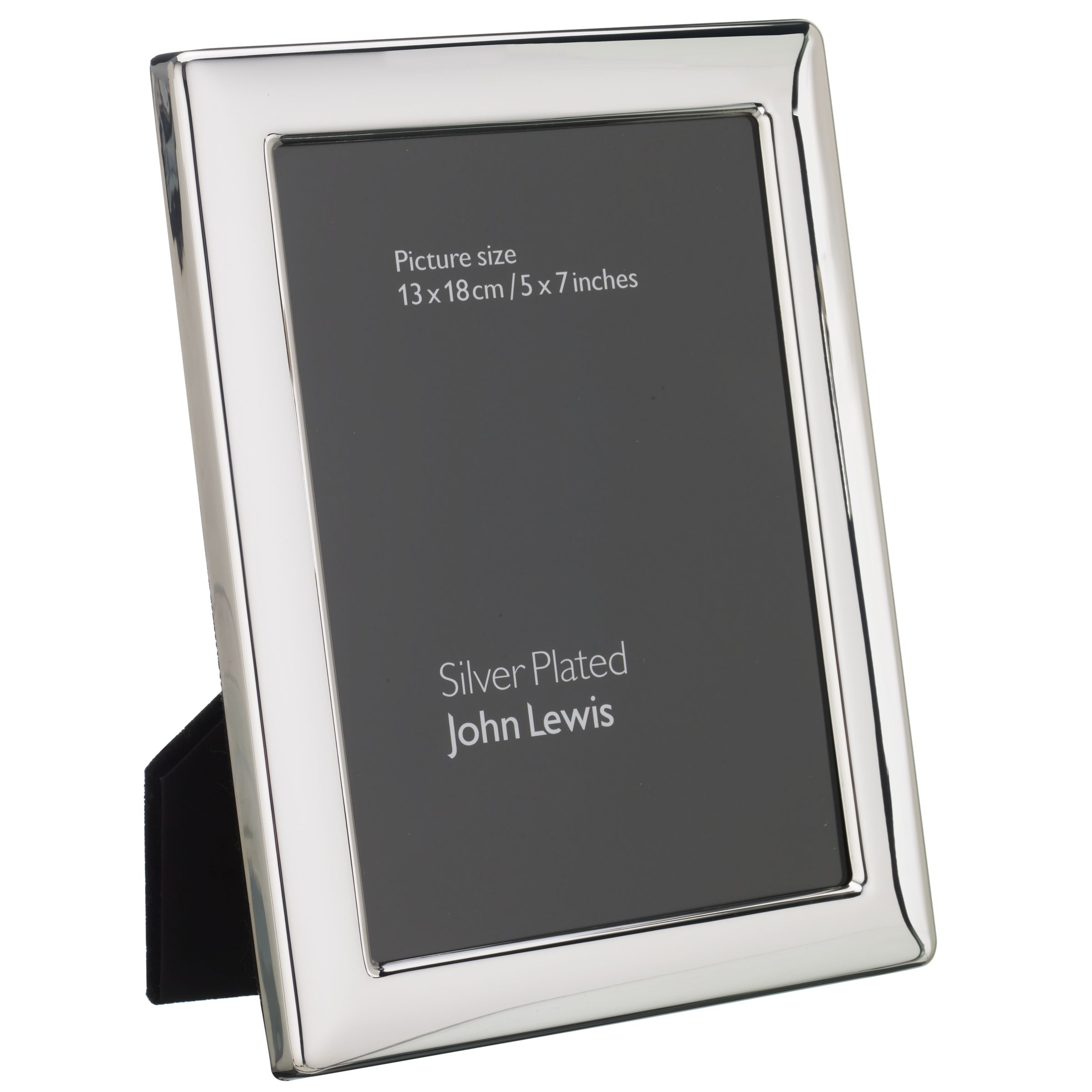John Lewis Outline Silver Plated Photo Frame