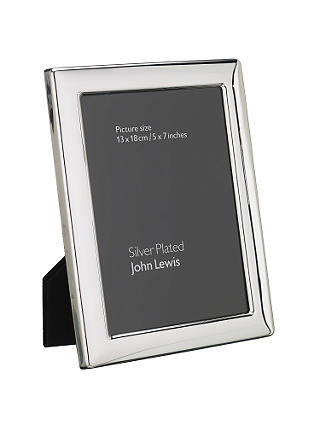 John Lewis Outline Silver Plated Photo Frame