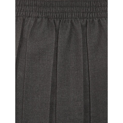 Buy John Lewis Girls' Pleated School Skirt, Grey | John Lewis