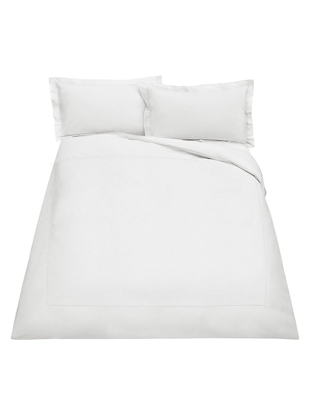 Peter Reed Egyptian Cotton 2 Row Cord Oxford Pillowcase, White
