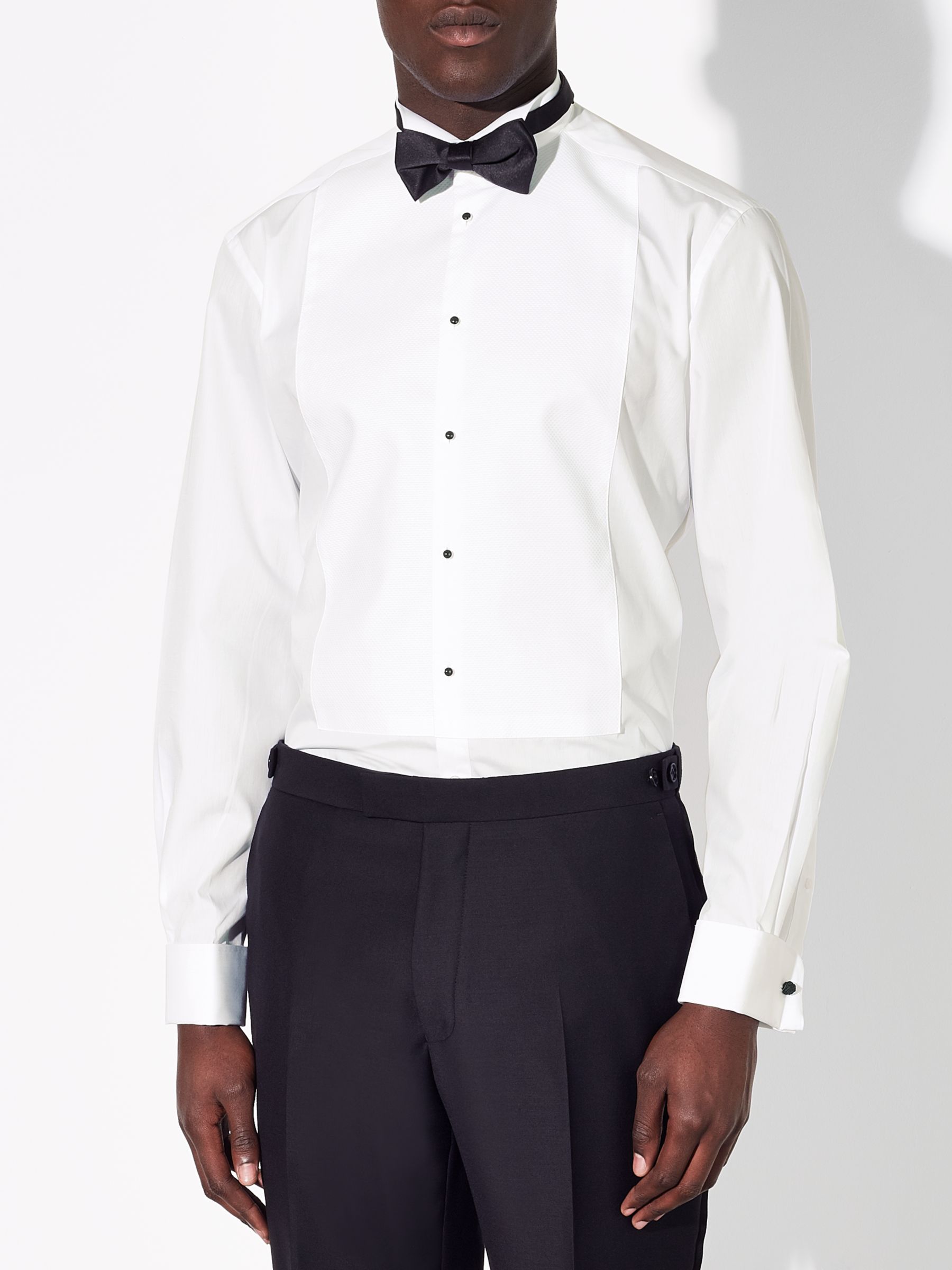 John Lewis & Partners Marcello Wing Collar Regular Fit Dress Shirt, White
