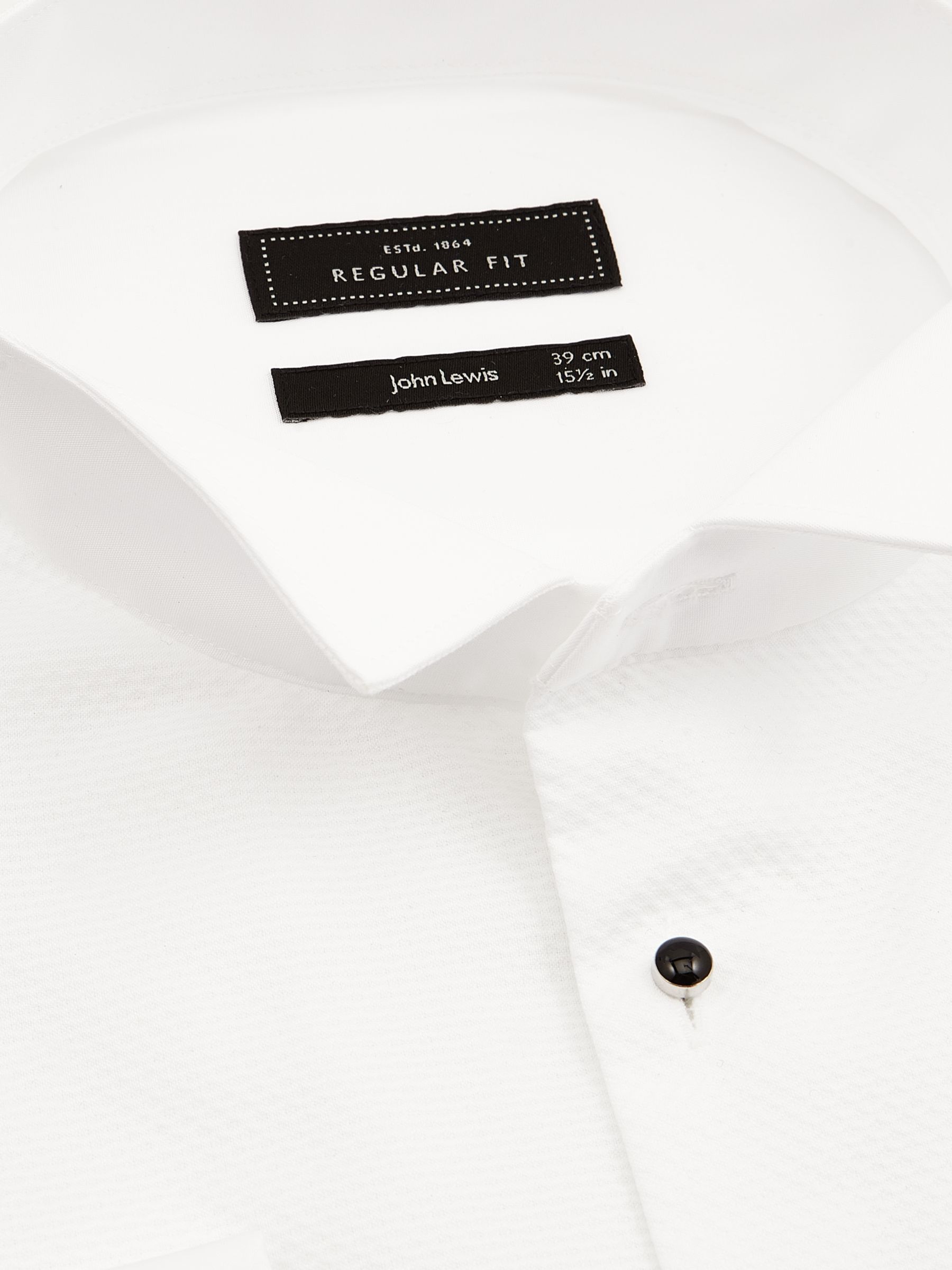 John Lewis & Partners Marcello Wing Collar Regular Fit Dress Shirt, White