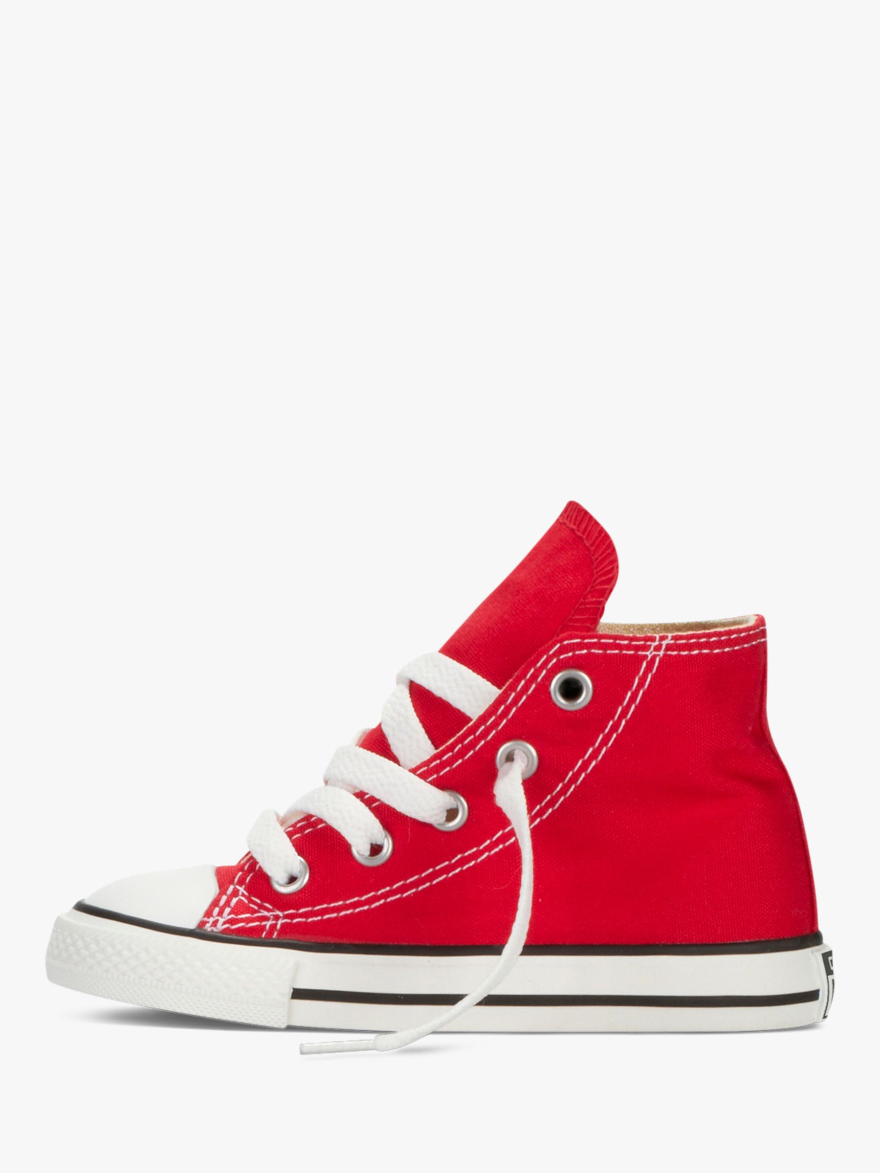 Converse Children's Chuck Taylor All Star Core Hi-Top Trainers, Red at ...