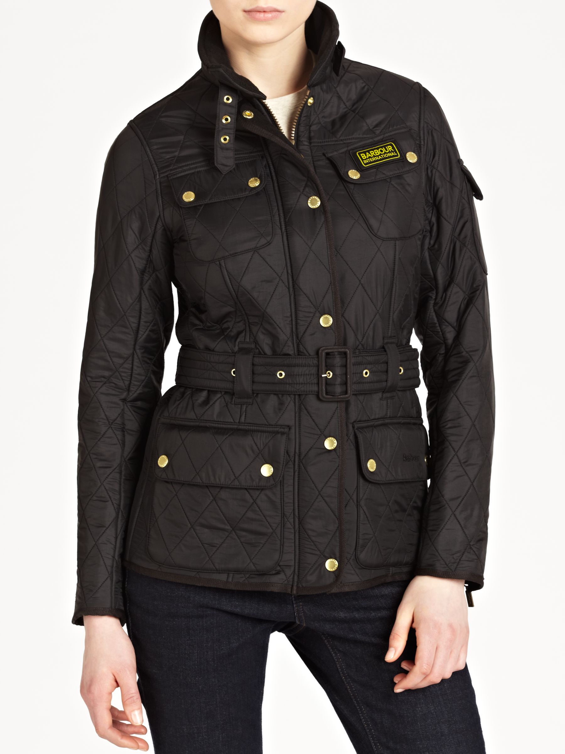 barbour womens international quilted jacket