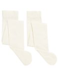 John Lewis ANYDAY Kids' Opaque Tights, Pack of 2