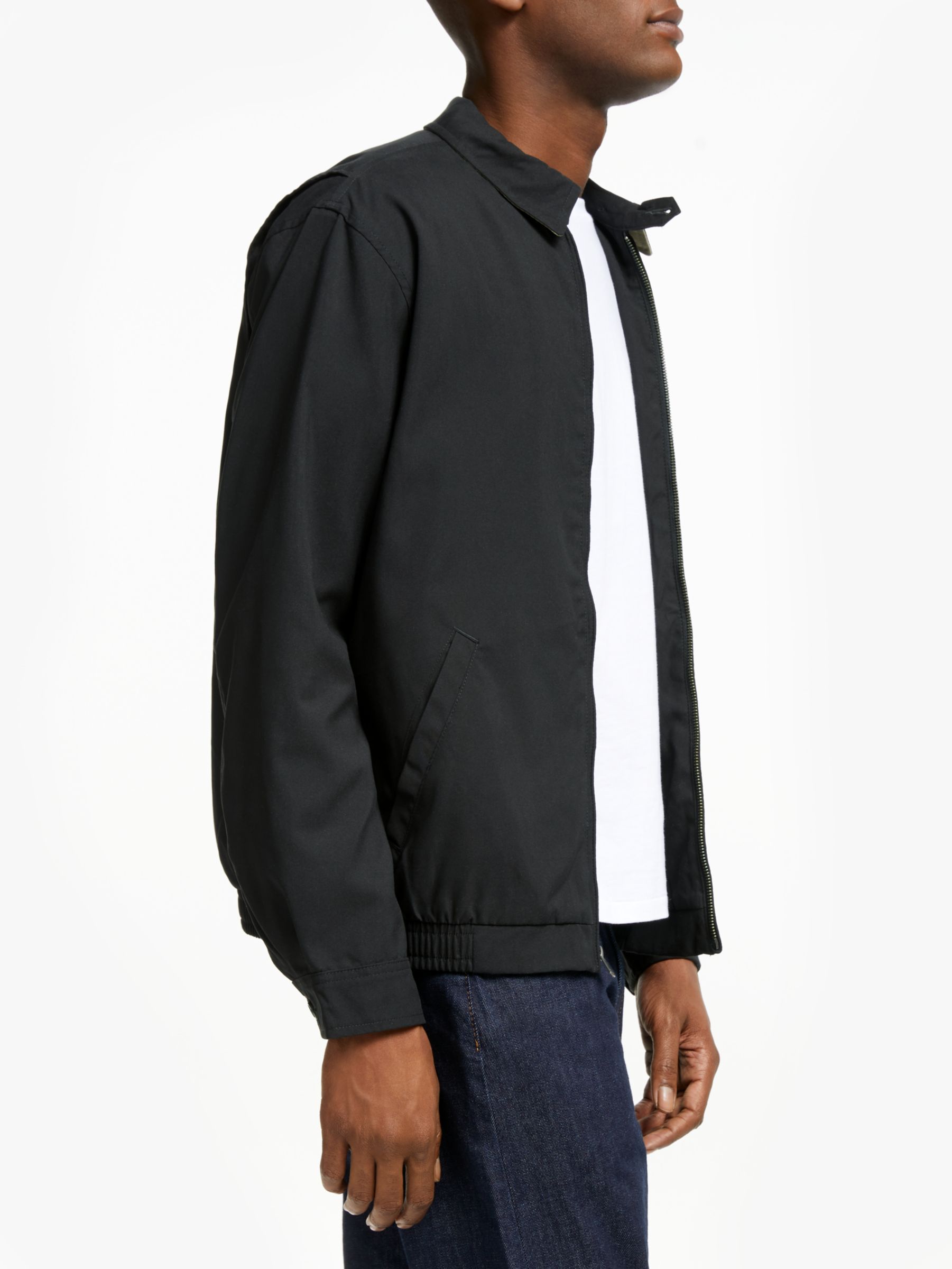 Polo Ralph Lauren Bi-Swing Water-Repellent Windbreaker Jacket, Black at  John Lewis & Partners