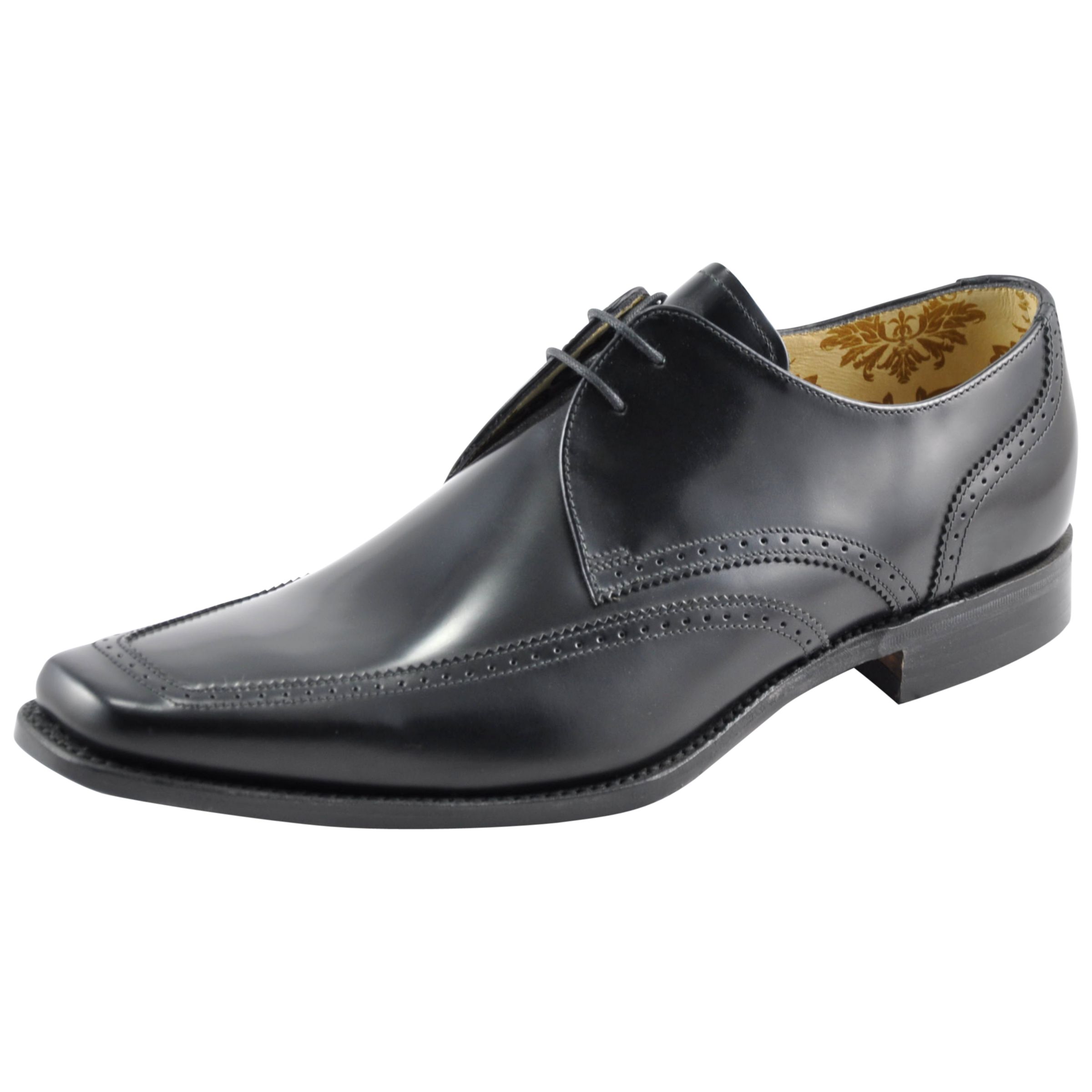 Loake 'Sussex' Mens Black Leather Lace Up Shoes
