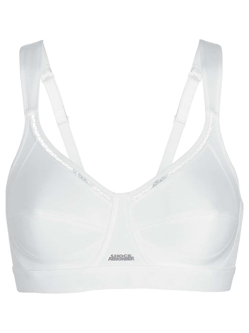 Shock Absorber Classic Sports Bra, White at John Lewis & Partners
