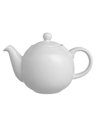 London Pottery Globe Teapot, White