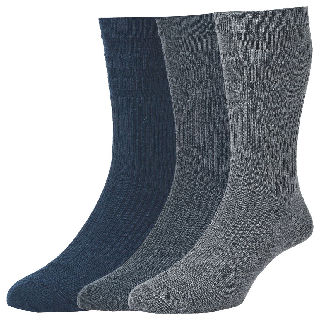 Buy HJ Hall Wool Soft Top Socks, Pack of 3, One Size Online at johnlewis.com