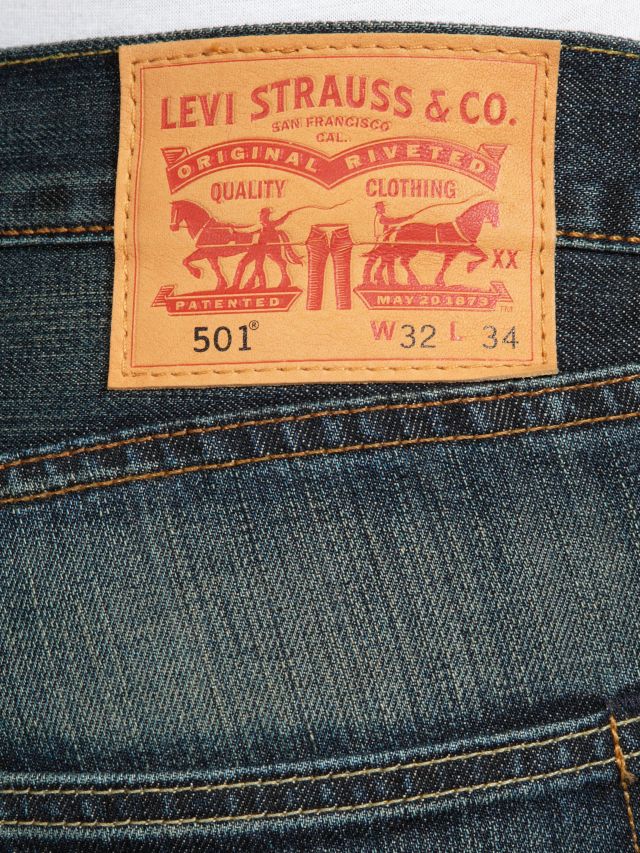 Levi’s 501 Original Straight Jeans, Dusty Black