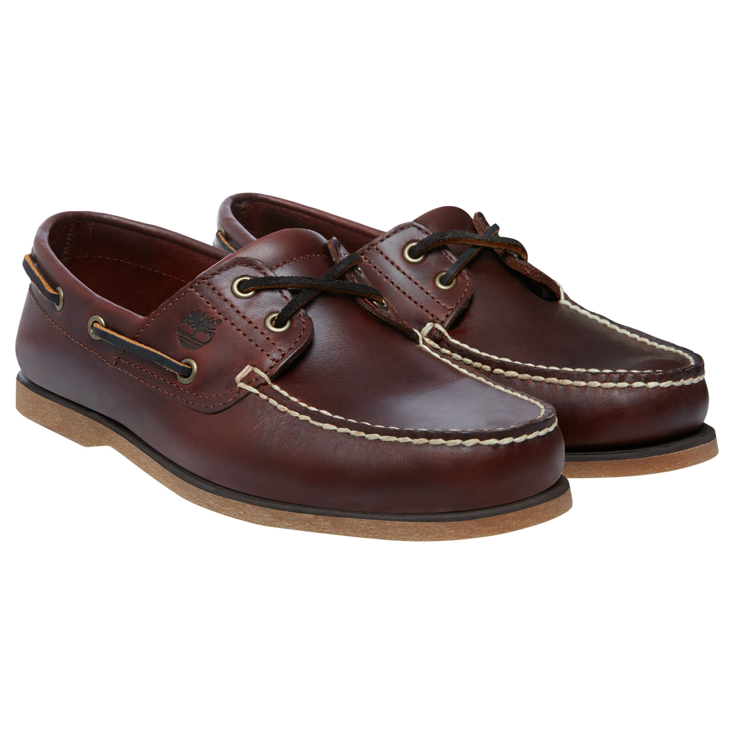 Timberland Leather Boat Shoes, Brown at 
