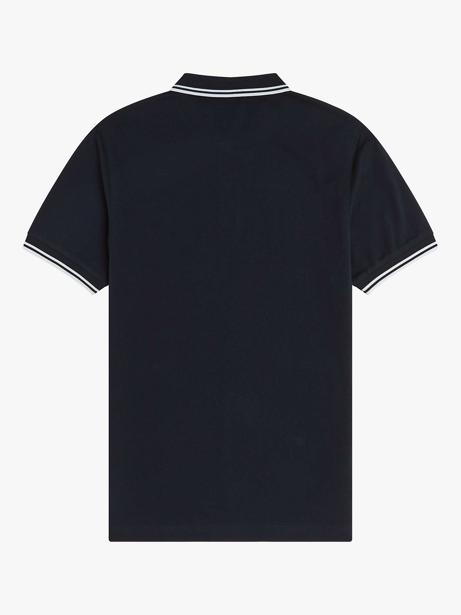 Fred Perry Twin Tipped Regular Fit Polo Shirt, Navy/White at John Lewis ...
