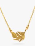 Alex Monroe Little Feather Necklace, Gold