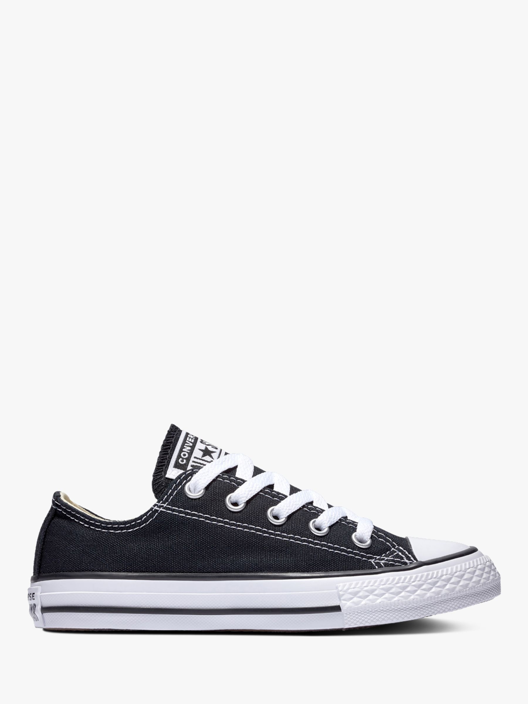 Converse Children's Chuck Taylor All Star Trainers, Black at John Lewis ...