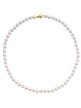 A B Davis Cultured Pearl Necklace, White