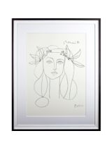 Pablo Picasso - 'Head, 1946' Framed Print, 94 x 74cm